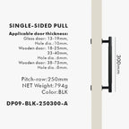 Brass Linear Door Pull Bar – Double or Single-Sided Handle