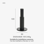 Brass Door Stopper – Floor & Wall Mount Holder in Antique or Matte Black Finish