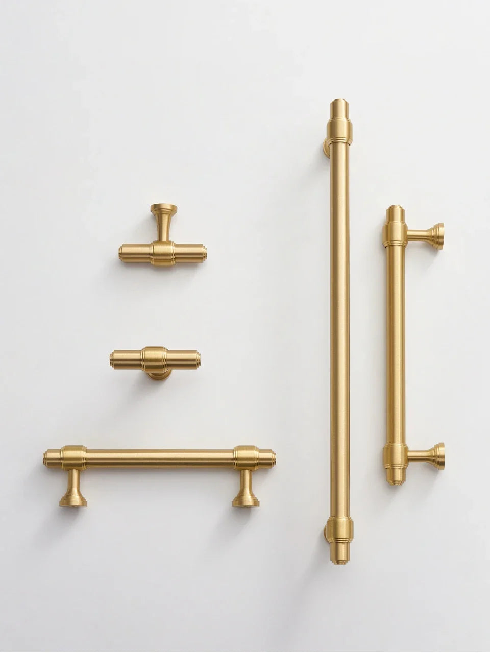 Solid Brass European Luxury Handle – Cabinet Knobs & T-Bar Drawer Pull