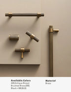 Antique Brass Cabinet Knobs and Door Pulls | Furniture Drawer Handles and T-Bars