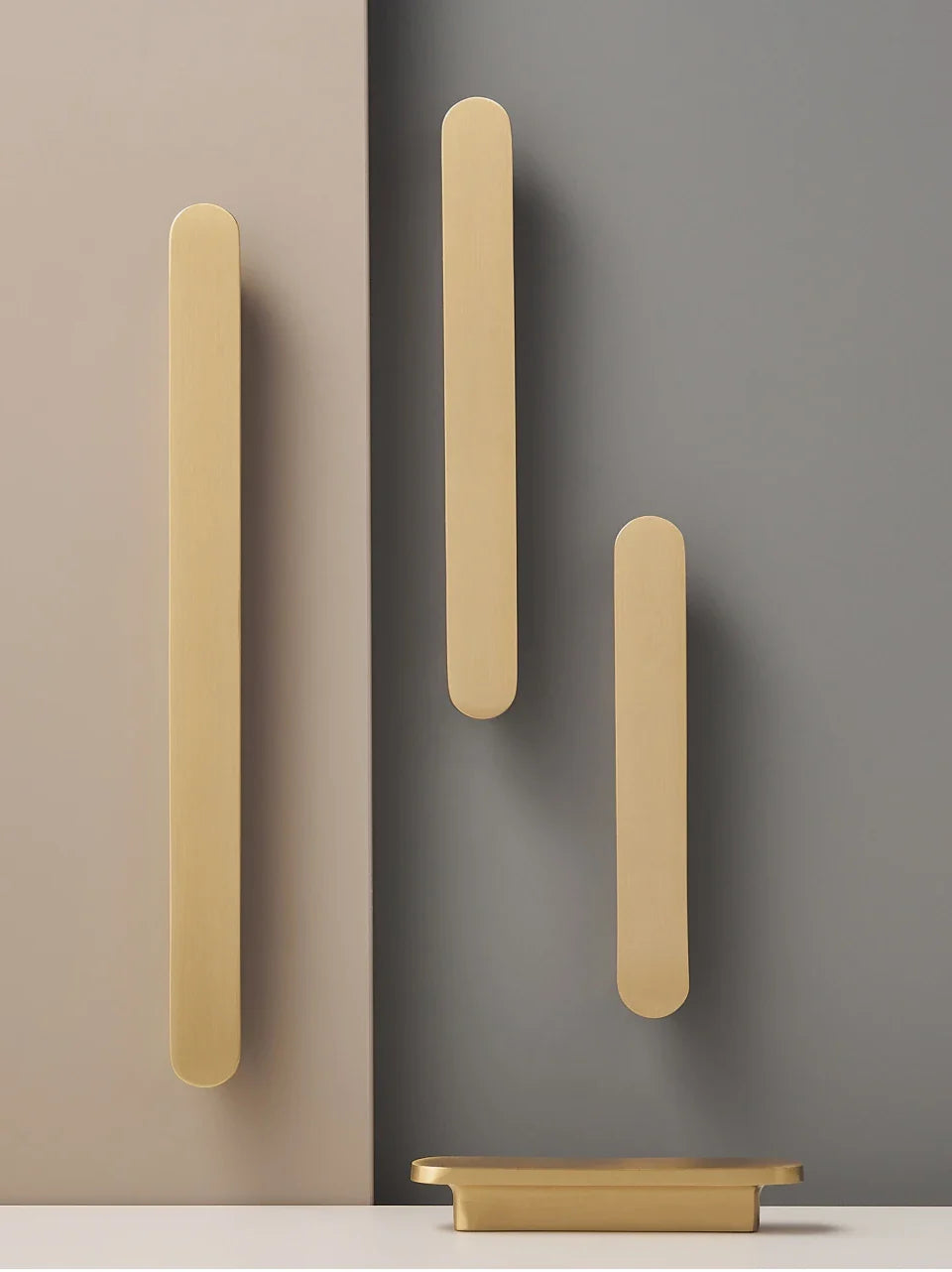 Brass Circular-End Handle – Cabinet & Drawer Pulls