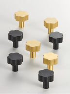 Flower Cabinet Knob – Elegant Hexapetal Design