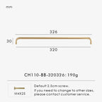 Solid Brass Bent Handle – Simple Modern Cabinet & Drawer Pull