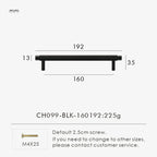Solid Brass Linear Handle – Modern Kitchen & Cabinet Pull Bar