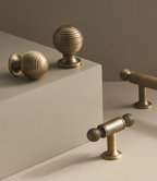 Solid Brass Ball Handle – Antique T-Bar Cabinet & Wardrobe Pull