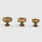Solid Brass Cabinet Knob – Antique Bronze Finish
