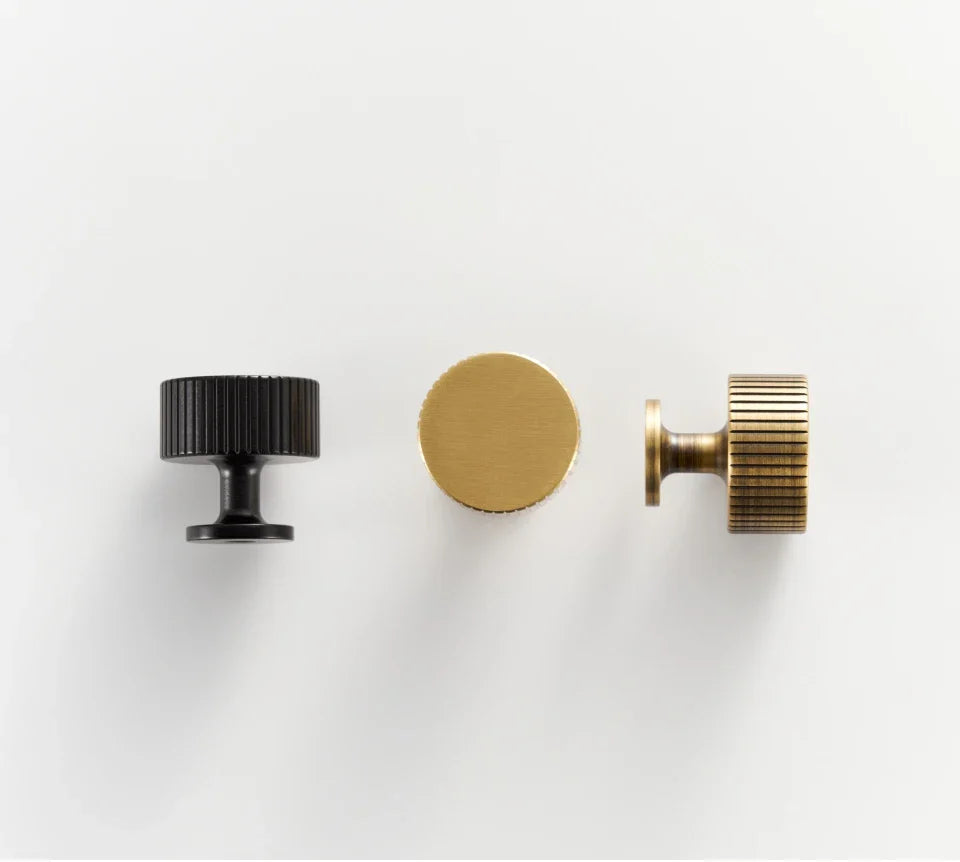 Art Deco Solid Brass Cabinet Knob
