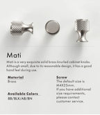 Brushed Nickel Knurled Cabinet Knob – Solid Brass Diamond-Cut Drawer & Door Handle
