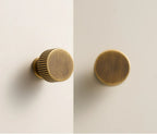 Solid Brass Art Deco Handle – Vertical Line Cabinet Knobs & T-Bar Pulls