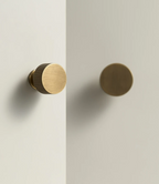 Solid Antique Brass Knurled Knob – Retro Luxury Cabinet & Drawer Pull