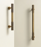 Solid Antique Brass Knurled Knob – Retro Luxury Cabinet & Drawer Pull