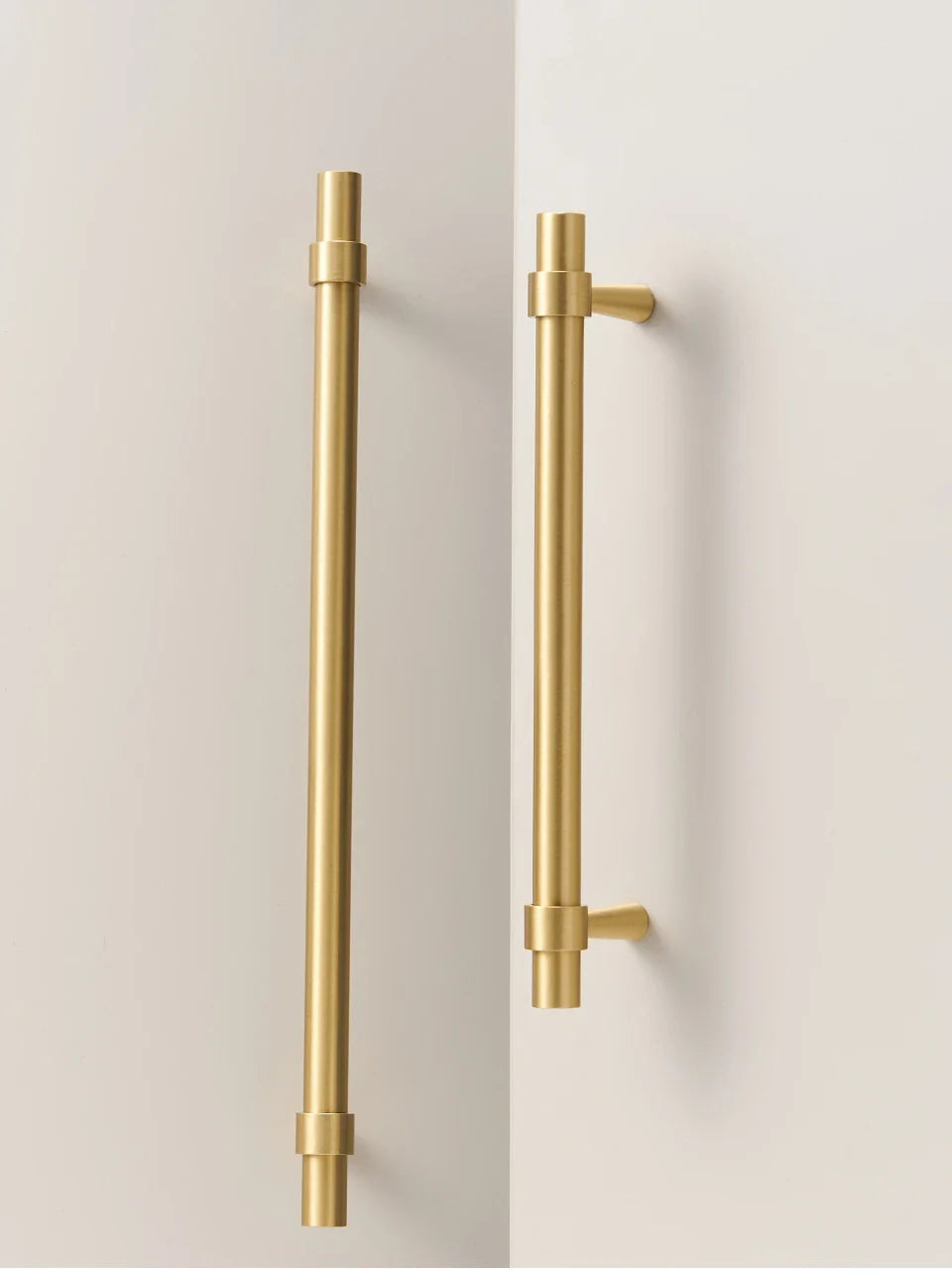Solid Brass Stepped Ring Handle – Brushed Antique & Gold Cabinet Pulls & Knobs