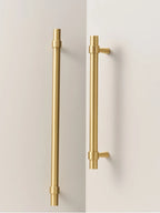 Solid Brass Stepped Ring Handle – Brushed Antique & Gold Cabinet Pulls & Knobs