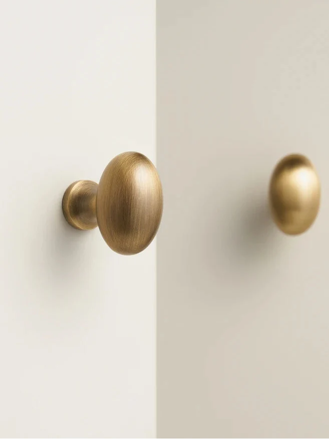 Solid Brass Cabinet Knob – Classic Design for Furniture & Drawers