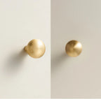 Solid Brass Smooth Round Knob – Elegant Cabinet & Drawer T-Bar Handle