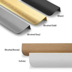 Hidden Cabinet Edge Pull Handle – Aluminum Kitchen Drawer & Cupboard Pull