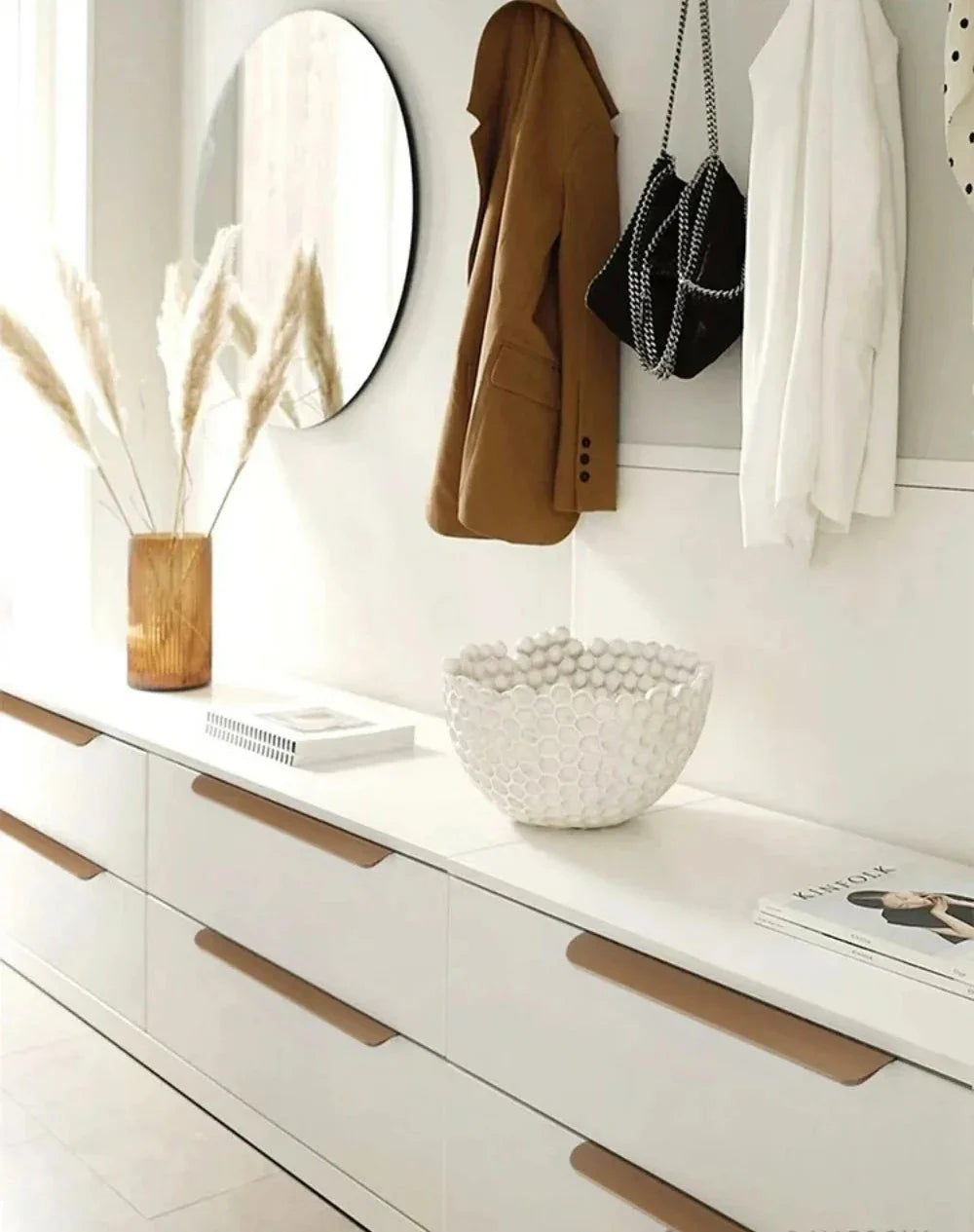 Hidden Cabinet Edge Pull Handle – Aluminum Kitchen Drawer & Cupboard Pull