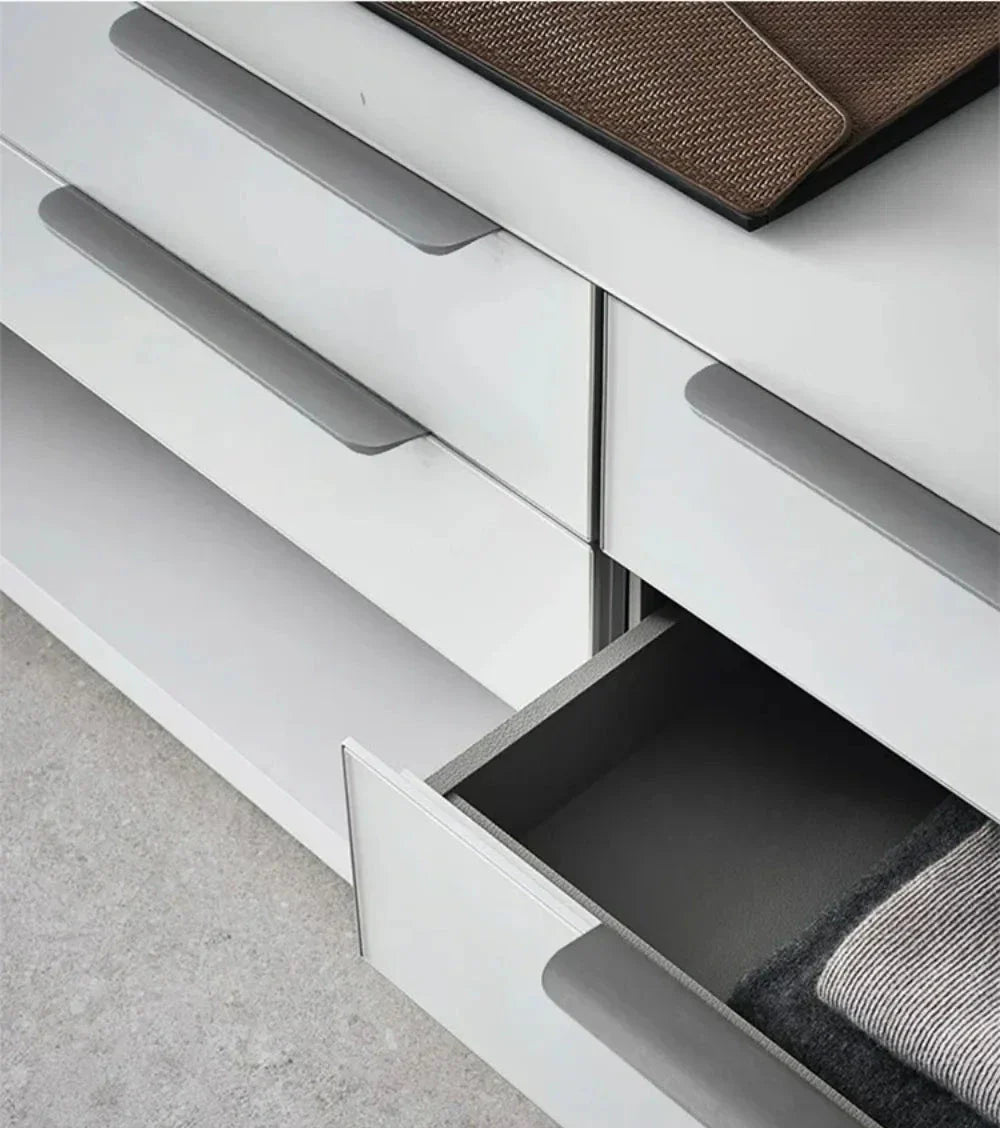 Hidden Cabinet Edge Pull Handle – Aluminum Kitchen Drawer & Cupboard Pull