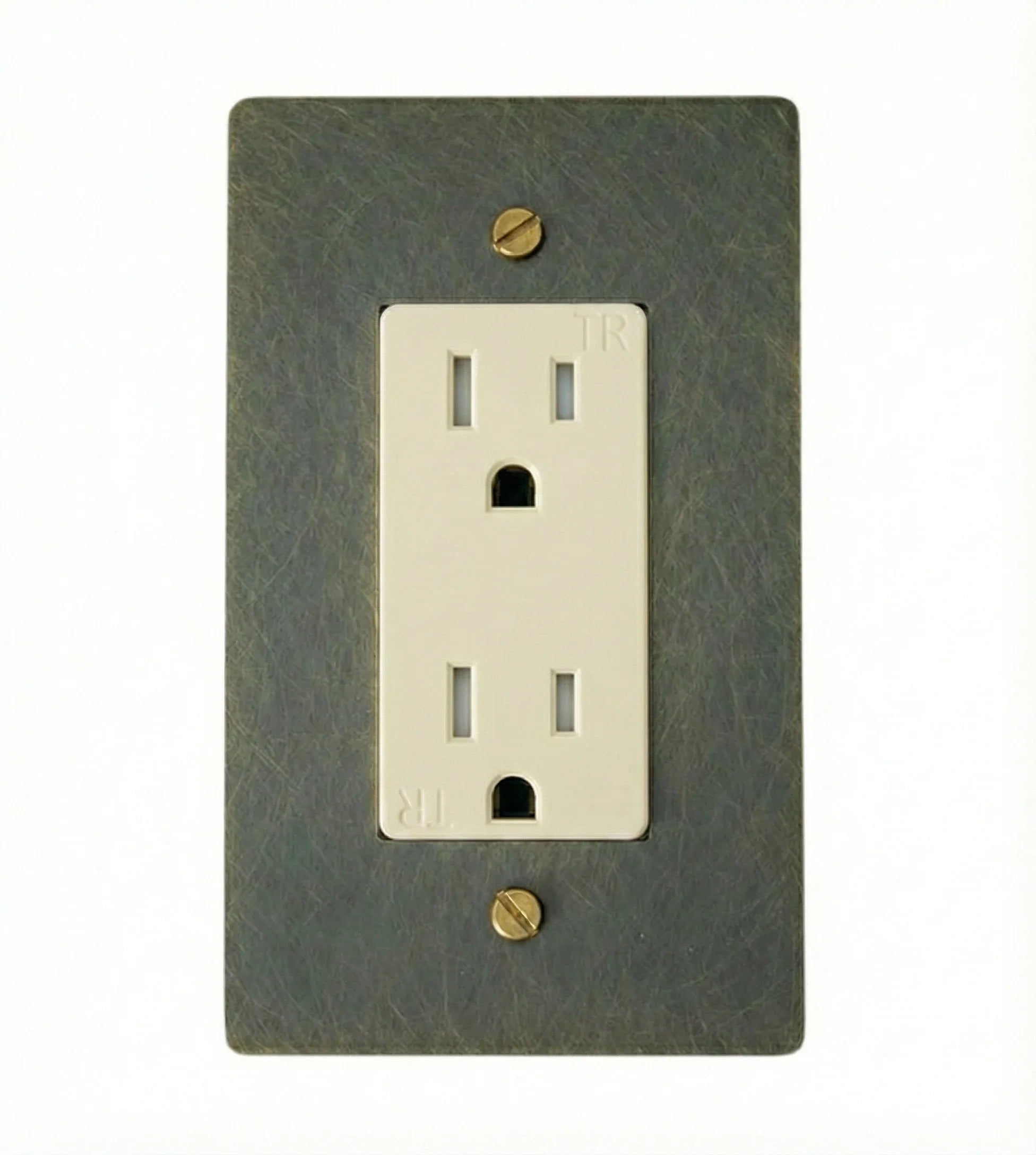 Solid Brass Duplex Outlet