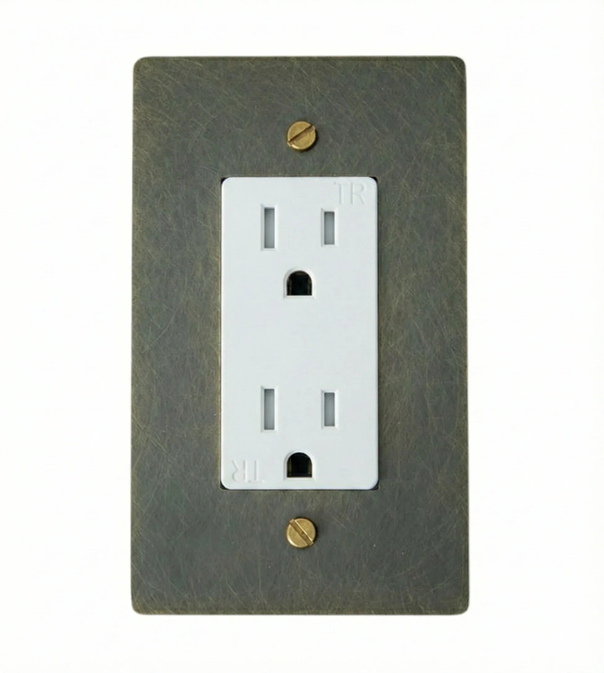 Solid Brass Duplex Outlet