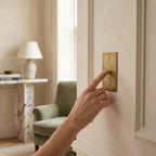 1-Gang Solid Brass Retro Toggle Light Switch