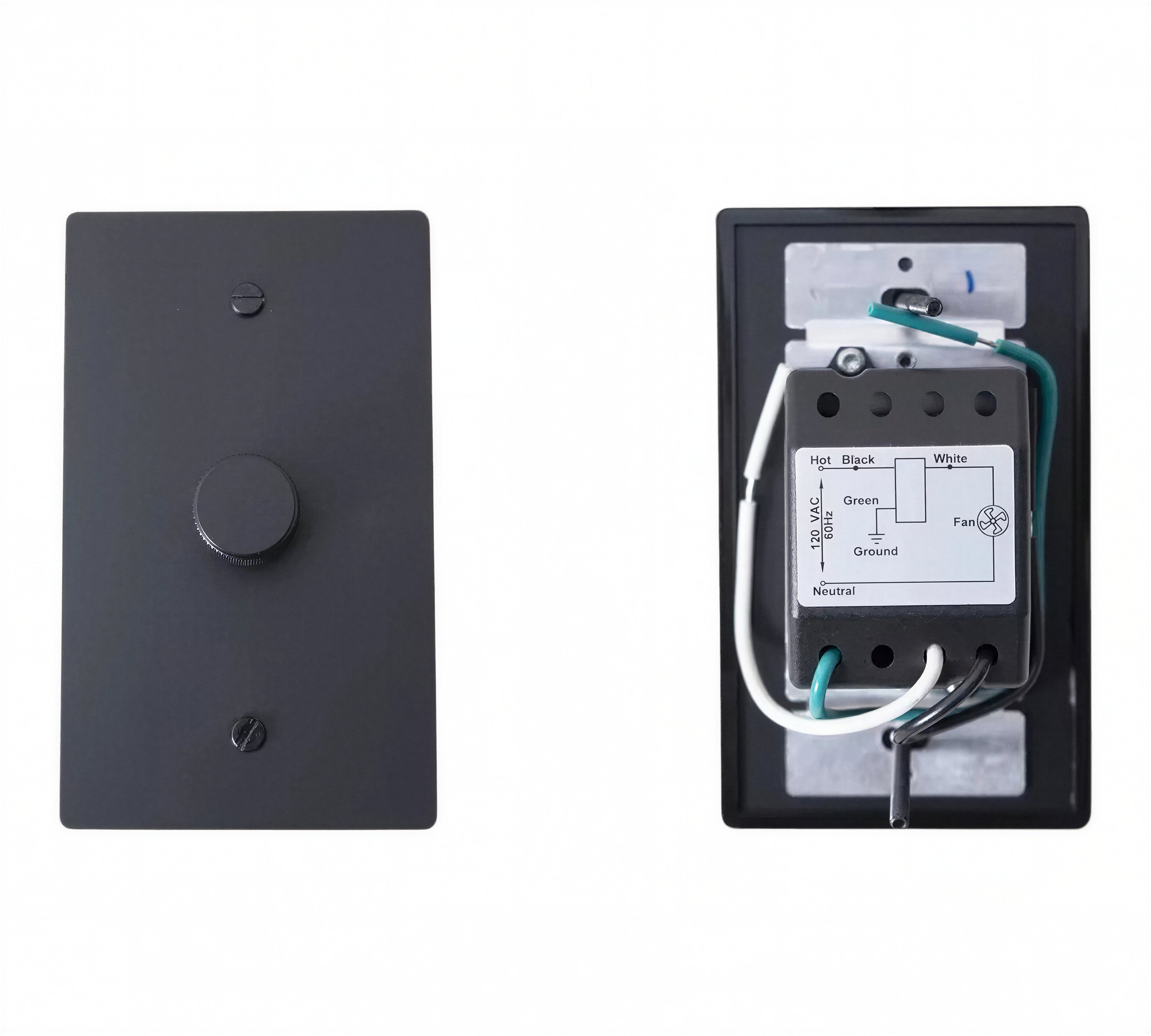 Brass Fan Speed Control Switch – 120V UL