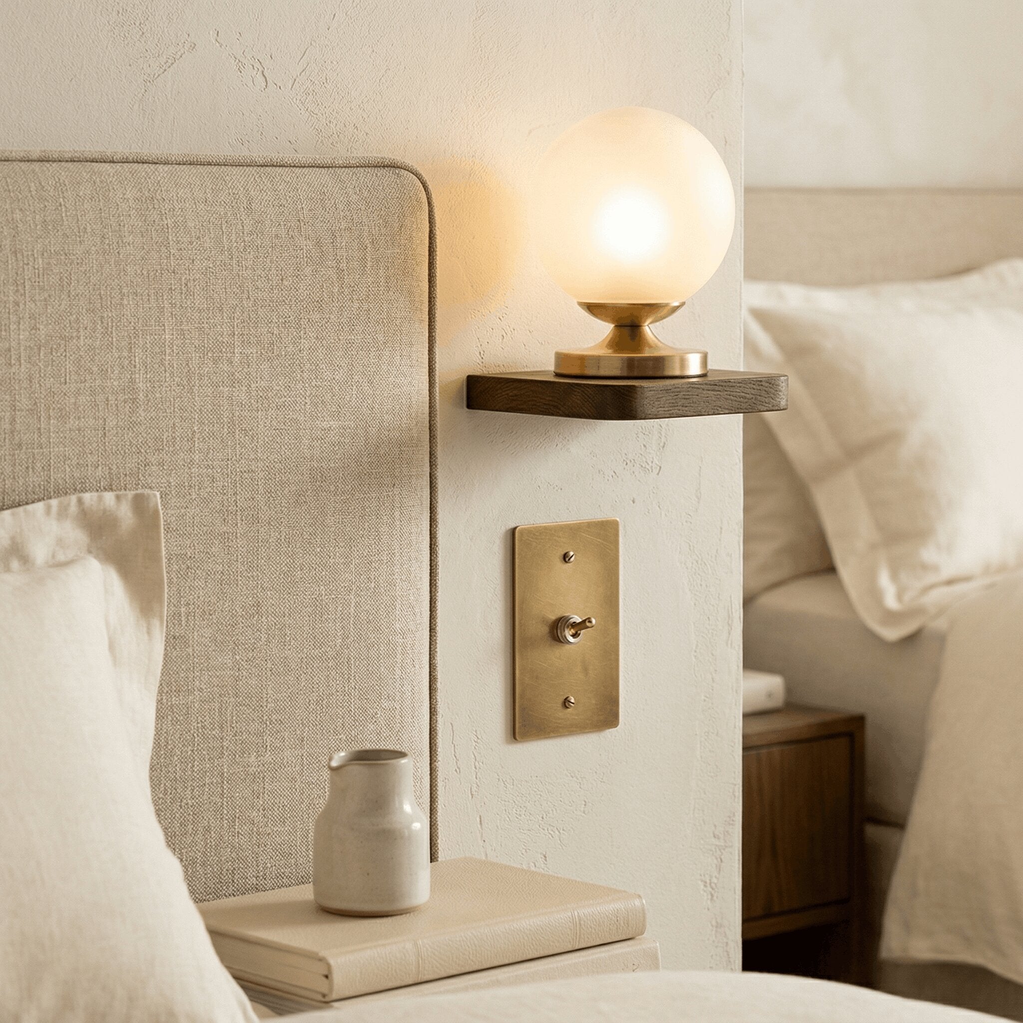 1-Gang Solid Brass Retro Toggle Light Switch