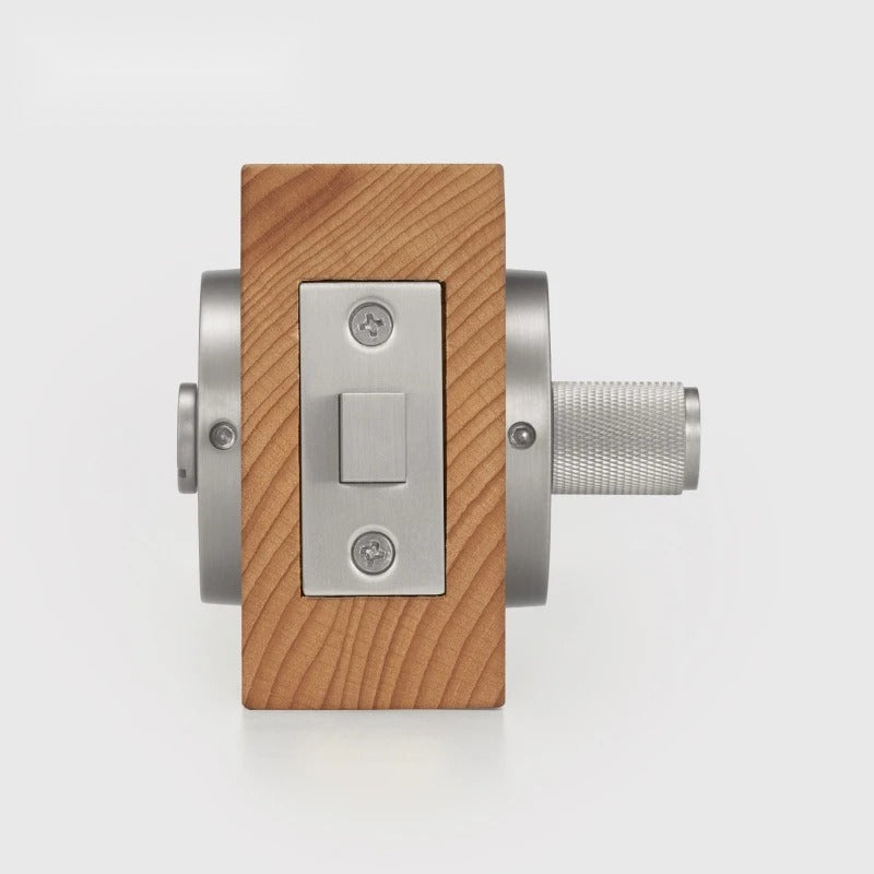 Brushed Nickel finish, Diamond Knurled Solid Brass Privacy Thumb Turn, US Standard