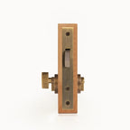 Matte Black finish, Solid Brass Sliding Door Privacy Lock
