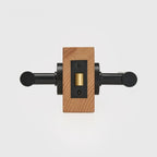 Plain Minimalist Solid Brass Door Lever Set, European Mortise