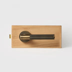 Antique Brass finish, Diamond Knurled Solid Brass Door Lever Set, European Mortise