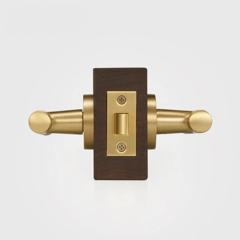 Diamond Knurled Solid Brass Door Lever Set, European Mortise