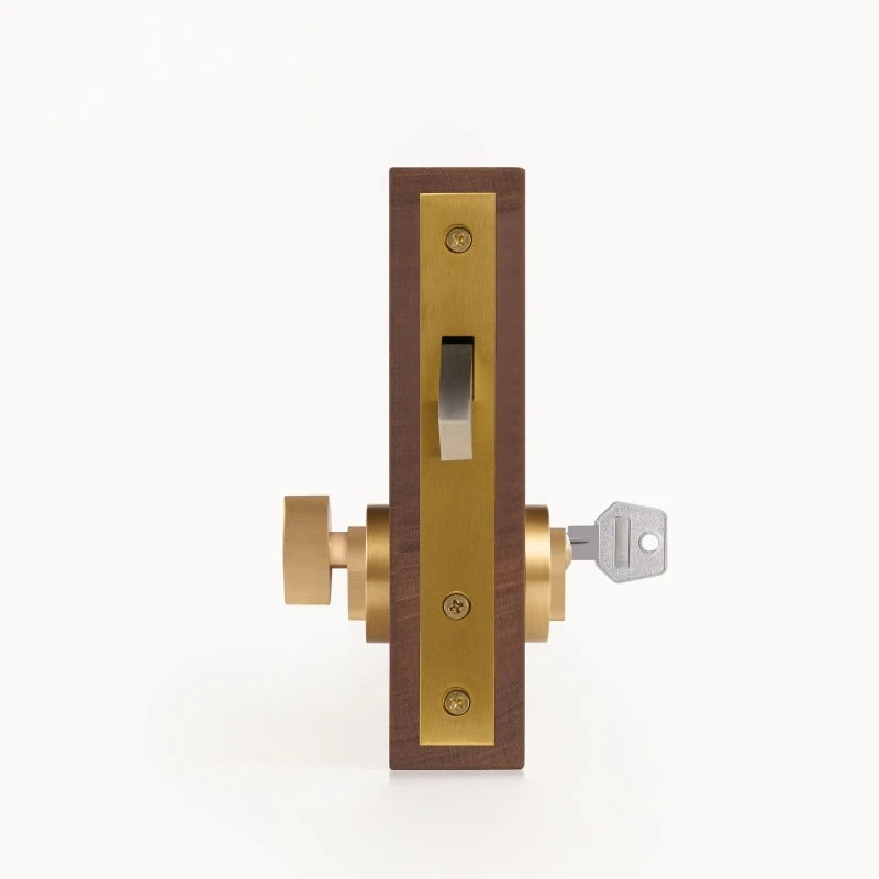 Solid Brass Sliding Door Privacy Lock