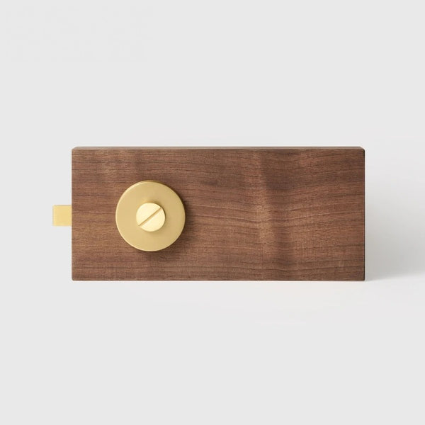 Matte Brass finish, Diamond Knurled Solid Brass Privacy Thumb Turn, European Mortise