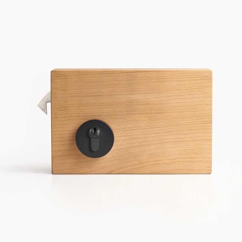 Matte Black finish, Solid Brass Sliding Door Privacy Lock