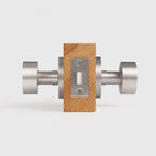 Round Solid Brass Door Knob Set, US Standard