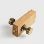 Round Solid Brass Door Knob Set, European Mortise