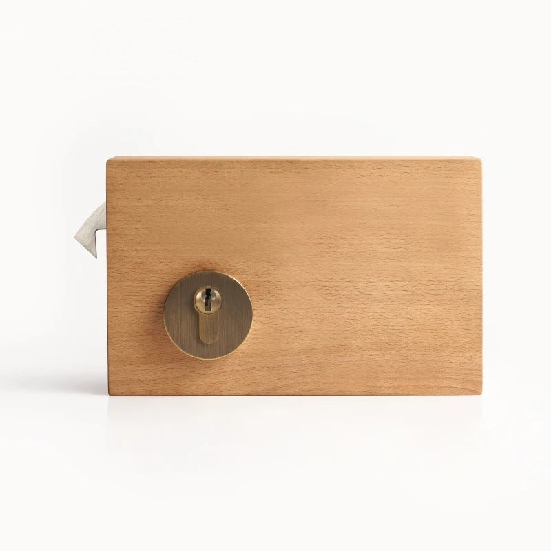 Antique Brass finish, Solid Brass Sliding Door Privacy Lock