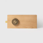 Linear Knurled Solid Brass Privacy Thumb Turn, European Mortise