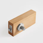 Linear Knurled Solid Brass Privacy Thumb Turn, US Standard