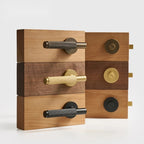 Linear Knurled Solid Brass Door Lever Set, European Mortise