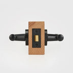 Diamond Knurled Solid Brass Door Lever Set, European Mortise