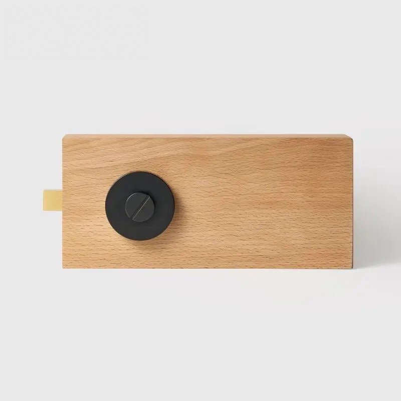 Matte Black finish, Plain Solid Brass Privacy Thumb Turn, European Mortise