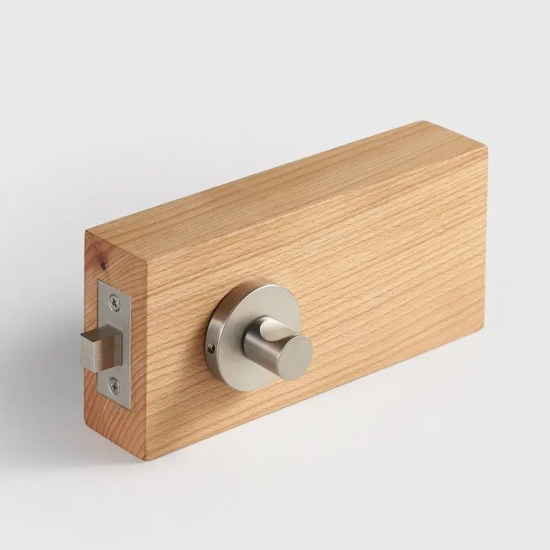 Plain Solid Brass Privacy Thumb Turn, European Mortise