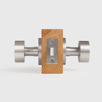 Round Solid Brass Door Knob Set, US Standard