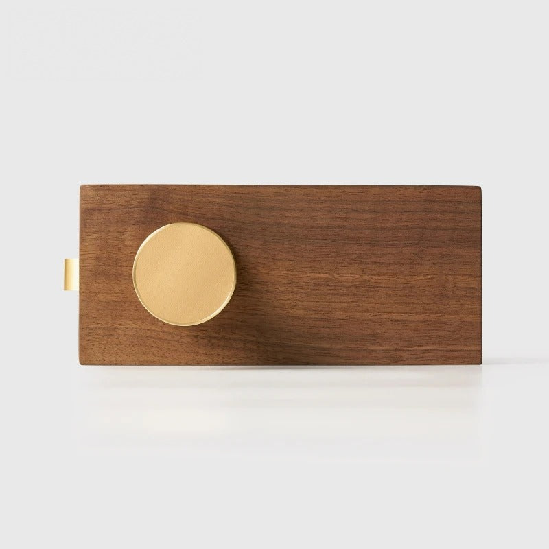Round Solid Brass Door Knob Set, European Mortise
