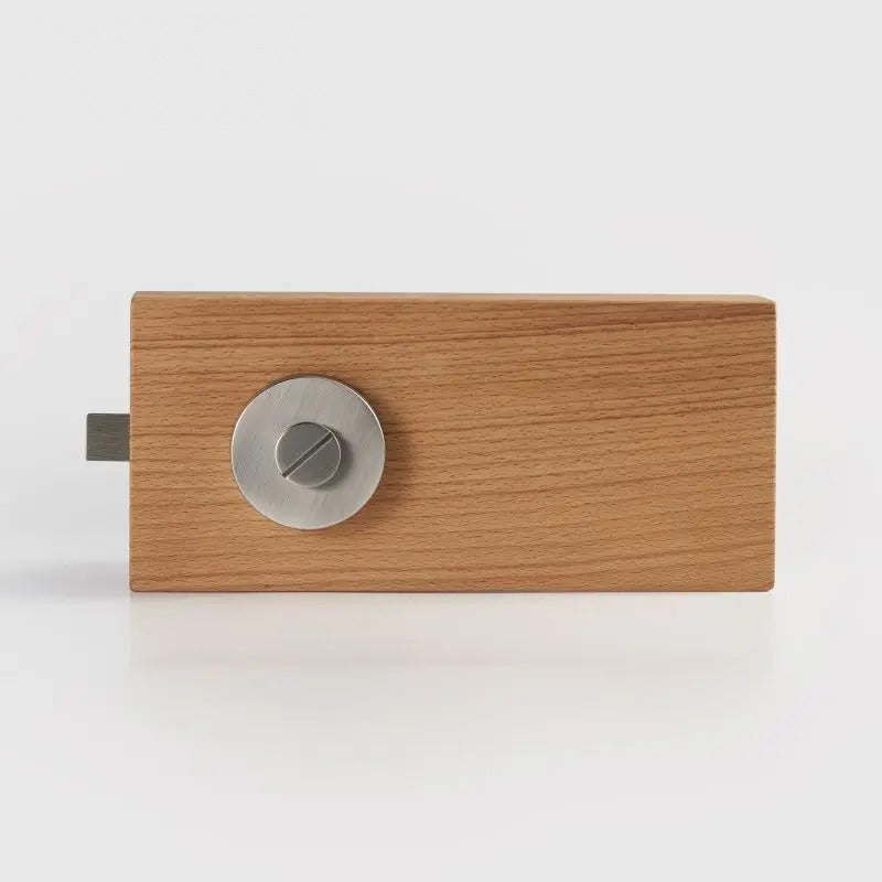 Brushed Nickel finish, Plain Solid Brass Privacy Thumb Turn, European Mortise