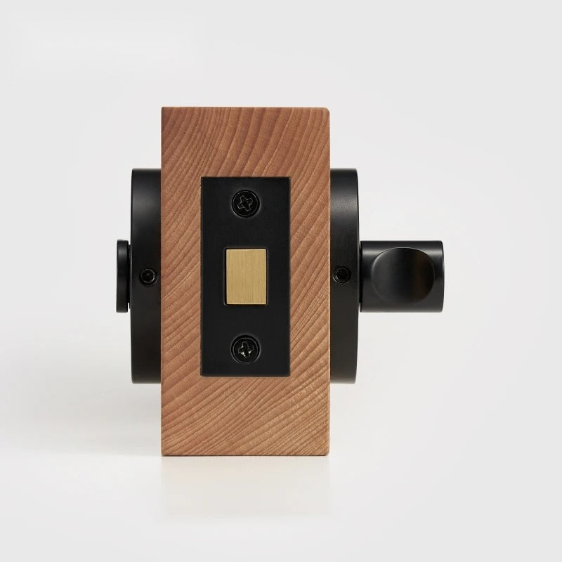Matte Black finish, Plain Solid Brass Privacy Thumb Turn, US Standard