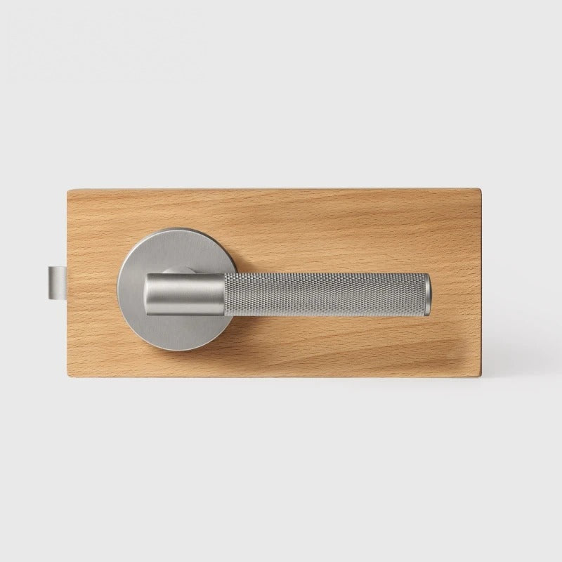 Brushed Nickel finish, Diamond Knurled Solid Brass Door Lever Set, US Standard