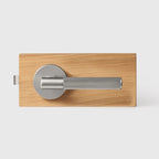Brushed Nickel finish, Diamond Knurled Solid Brass Door Lever Set, US Standard